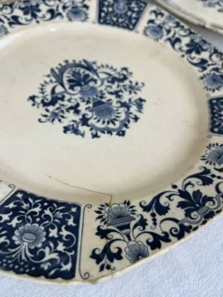 Assiette ancienne fin XIXème