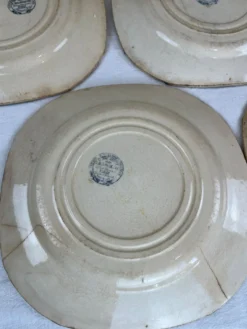 Assiette ancienne fin XIXème