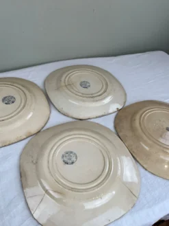 Assiette ancienne fin XIXème