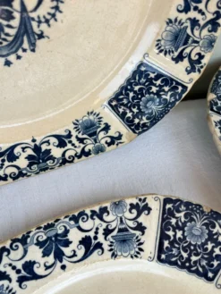 Assiette ancienne fin XIXème