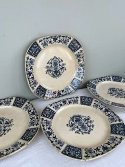 Assiette ancienne fin XIXème