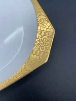 Assiette carrée en porcelaine de Hutschenreuther Selb