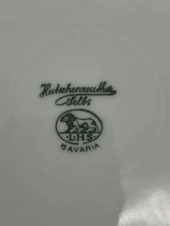 Assiette carrée en porcelaine de Hutschenreuther Selb