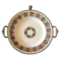 Assiette chauffante. Chauffe plat XIXème.