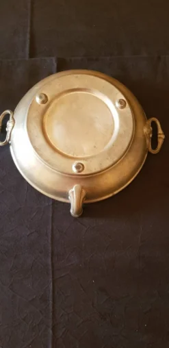 Assiette chauffante. Chauffe plat XIXème.