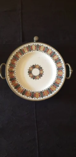 Assiette chauffante. Chauffe plat XIXème.