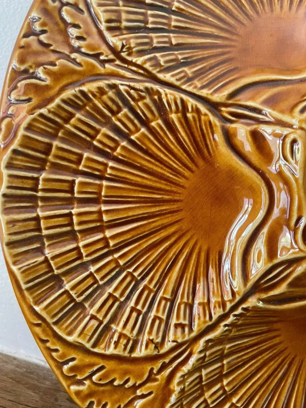 Assiette à coquillage en céramique