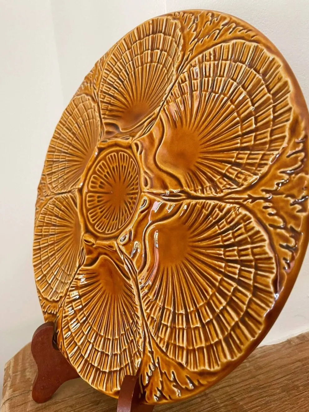 Assiette à coquillage en céramique