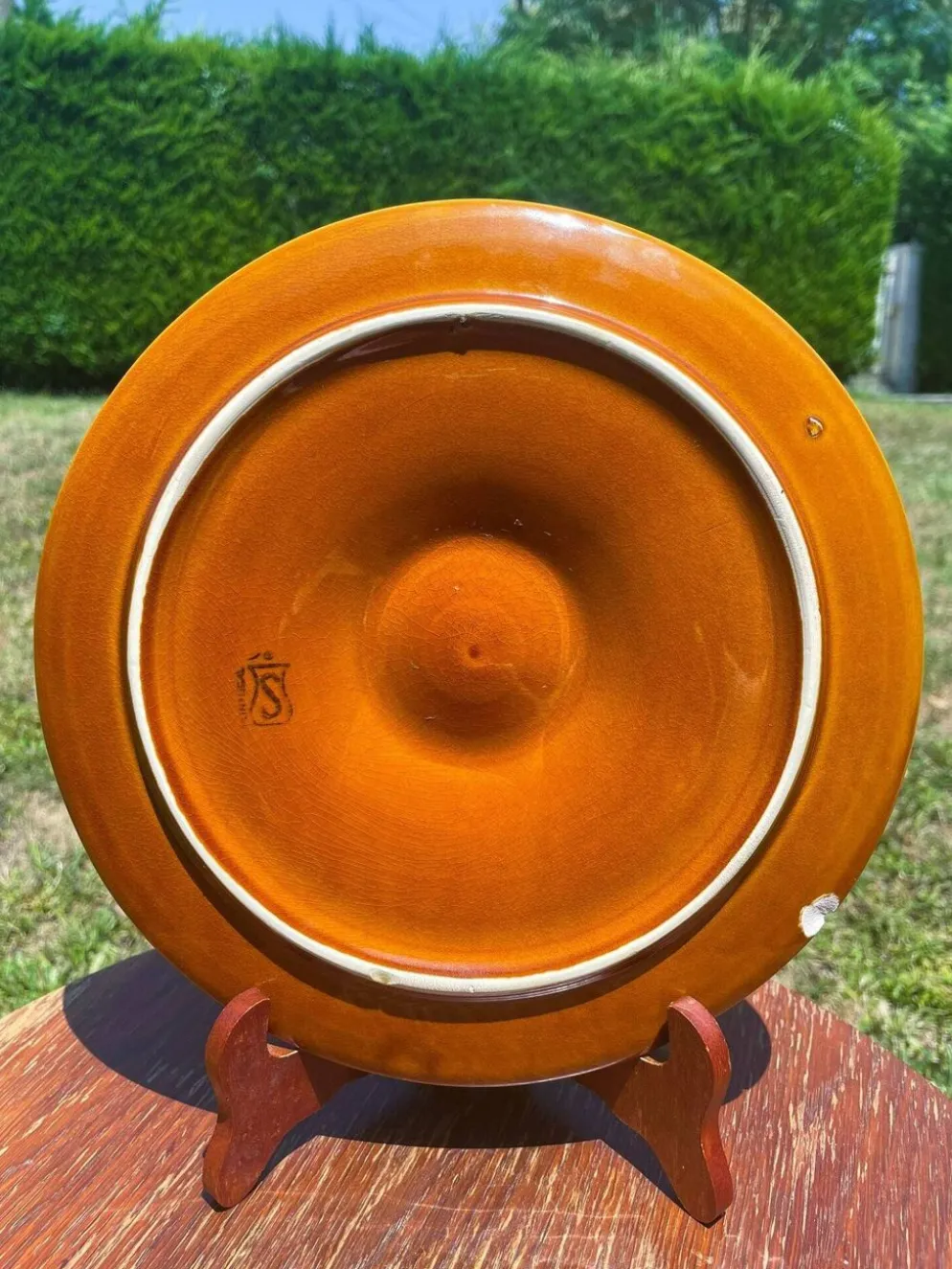 Assiette à coquillage en céramique
