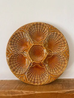Assiette à coquillage en céramique