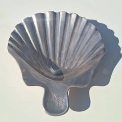Assiette à coquille saint Jacques Christofle