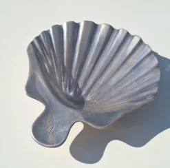 Assiette à coquille saint Jacques Christofle