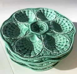 Assiette à coquille Sarreguemines