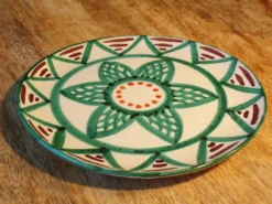 Assiette céramique par Antoine Fazio Vallauris Ø20.5cm