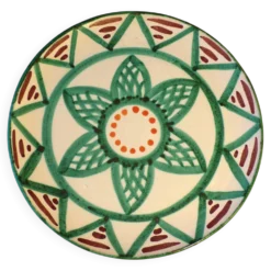 Assiette céramique par Antoine Fazio Vallauris Ø20.5cm