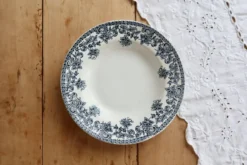 Assiette creuse ancienne terre de fer Saint Amand modèle Jane