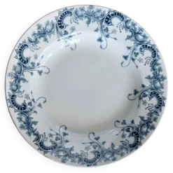 Assiette creuse ancienne terre de fer Saint Amand - Modèle Byzantin