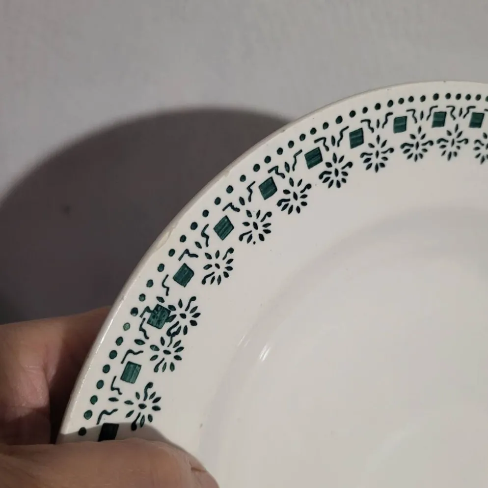 Assiette creuse/décorative vintage Sarreguemines Ypres en excellent ét