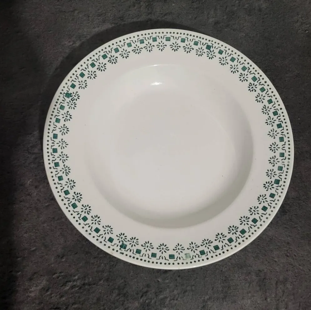 Assiette creuse/décorative vintage Sarreguemines Ypres en excellent ét