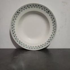 Assiette creuse/décorative vintage Sarreguemines Ypres en excellent ét