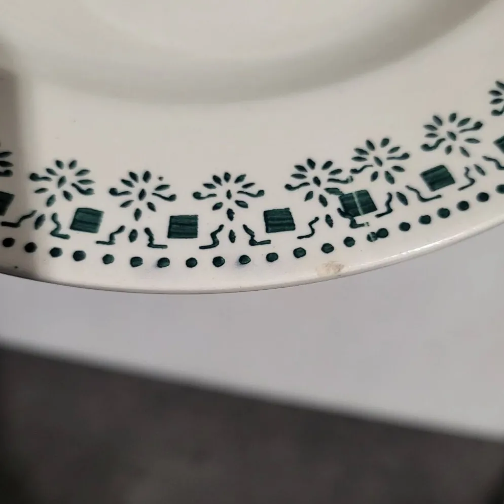 Assiette creuse/décorative vintage Sarreguemines Ypres en excellent ét