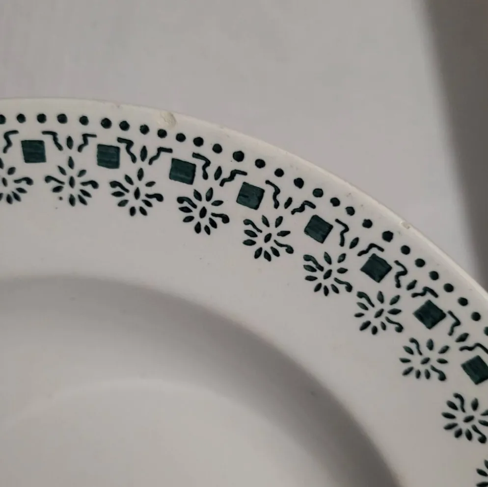Assiette creuse/décorative vintage Sarreguemines Ypres en excellent ét