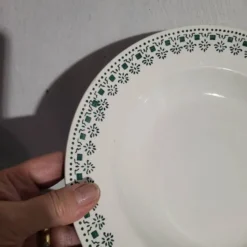 Assiette creuse/décorative vintage Sarreguemines Ypres en excellent ét