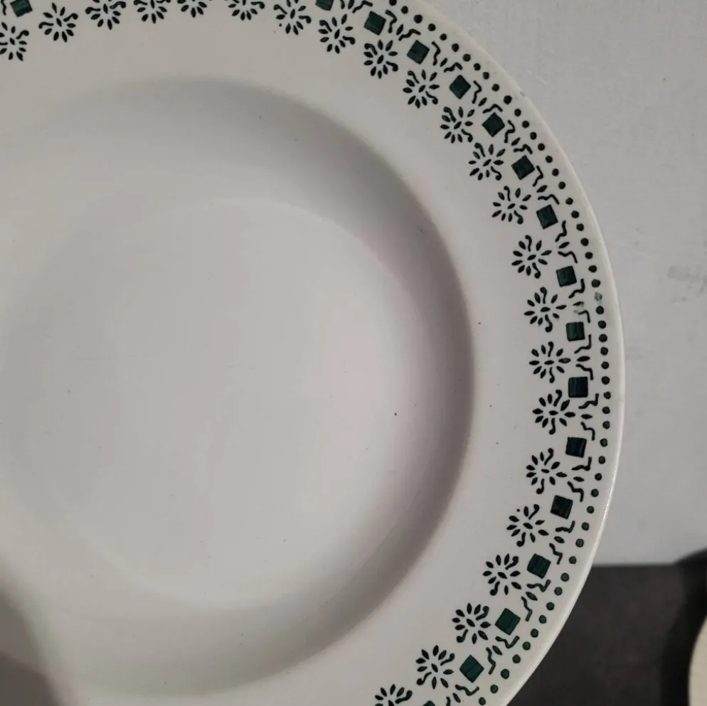 Assiette creuse/décorative vintage Sarreguemines Ypres en excellent ét