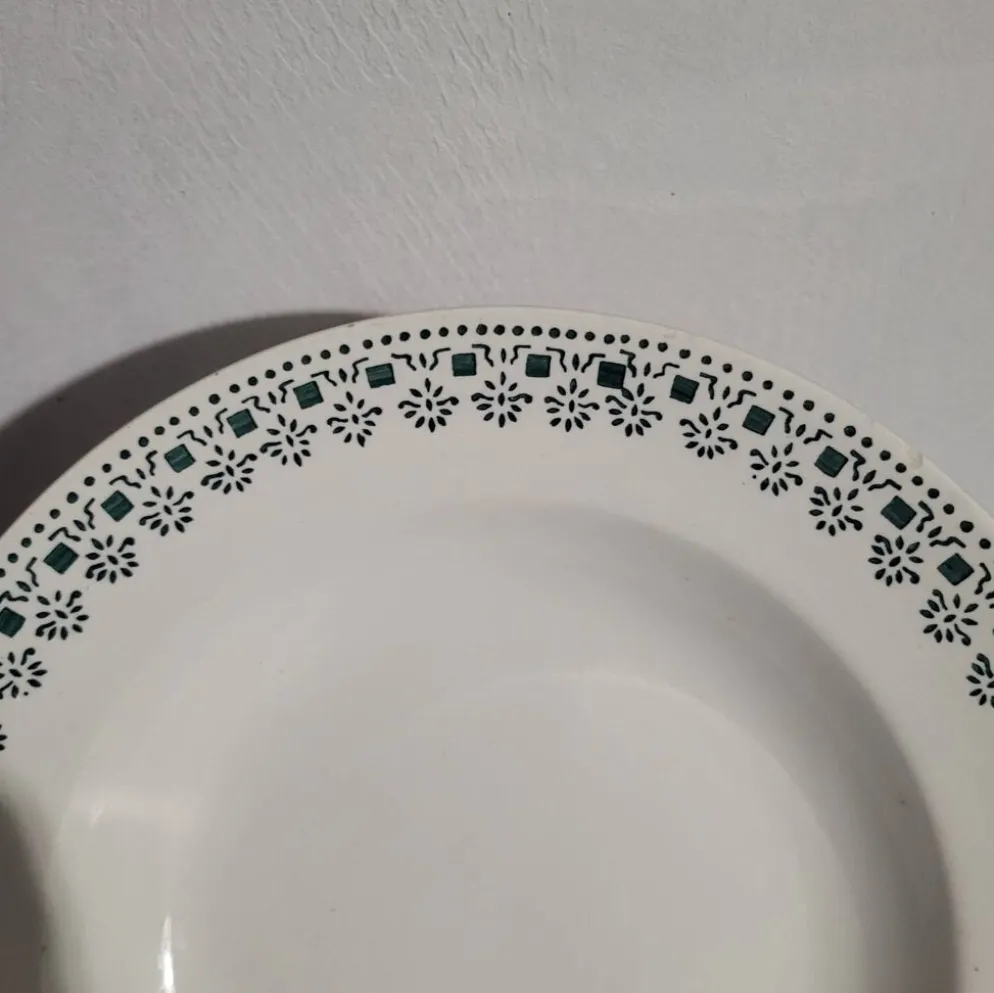 Assiette creuse/décorative vintage Sarreguemines Ypres en excellent ét