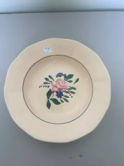 1 assiette creuse digoin sarreguemines 221288