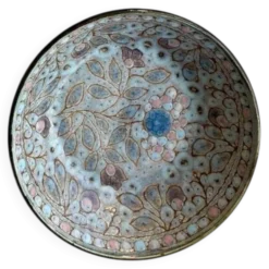 Assiette creuse en céramique émaillée, Danuta Le Hénaff