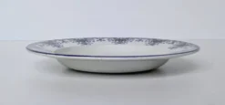 Assiette Creuse en Faïence - Décor "Style Rouen" - Marque JVB - Fin XIXe