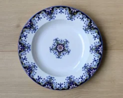Assiette Creuse en Faïence - Décor