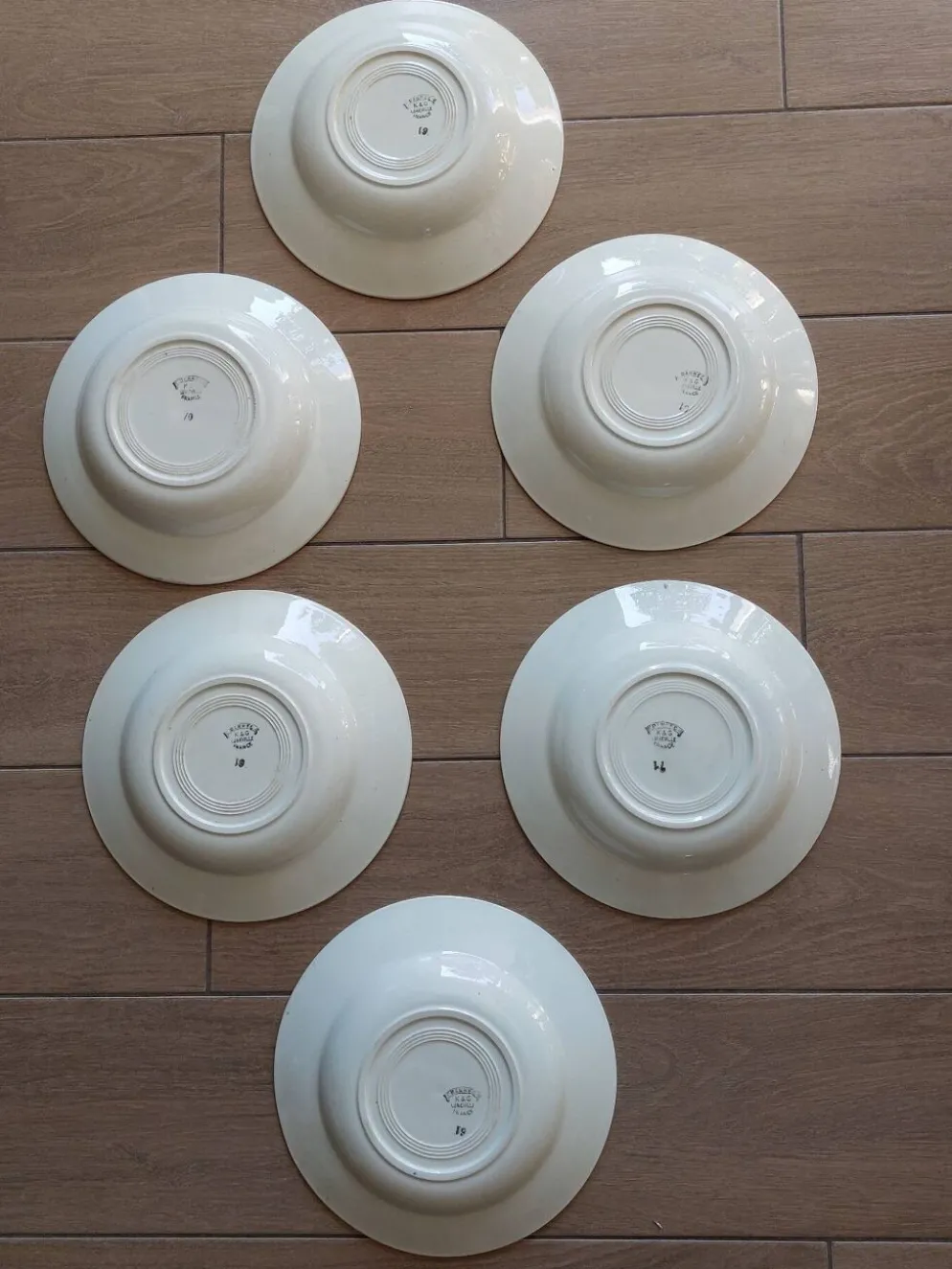 Assiette creuse Lunéville Bannec