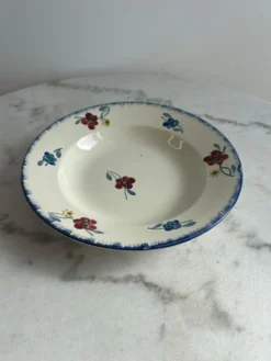 Assiette creuse Mary-Lou Digoin Sarreguemines peinte à la main
