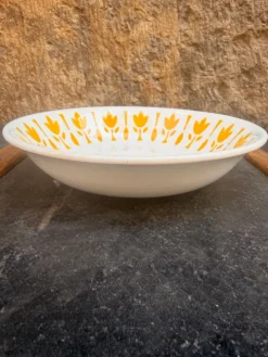 Assiette creuse modèle LYS - vintage