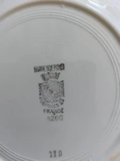 Assiette creuse Sarreguemines et
