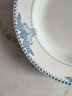 Assiette creuse Service Windsor Creil et Montereau 24cm