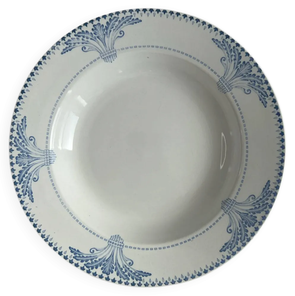 Assiette creuse Service Windsor Creil et Montereau 24cm