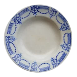 Assiette creuse Terre de Fer, Moulin des Loups, modèle colonial