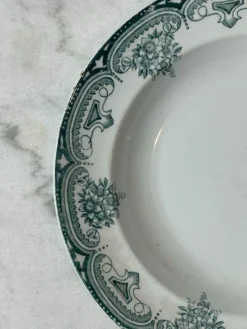 Assiette creuse terre de fer Narcisses Onnaing