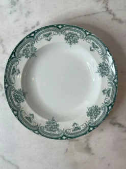 Assiette creuse terre de fer Narcisses Onnaing