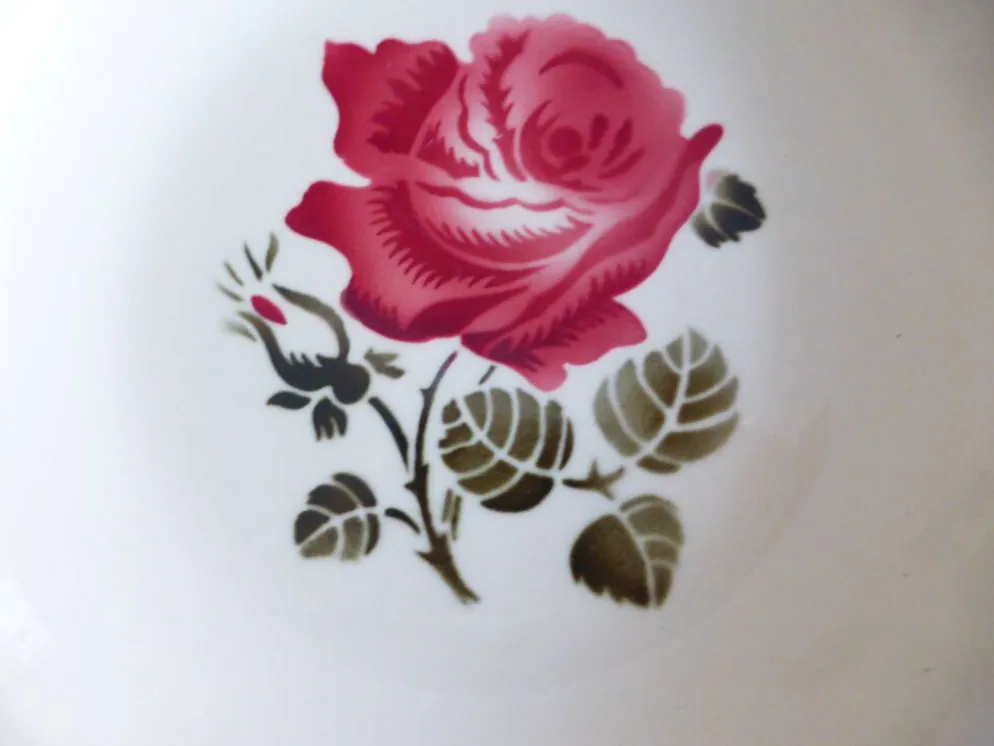 Assiette creuse vintage de Badonviller modèle Germaine 221274