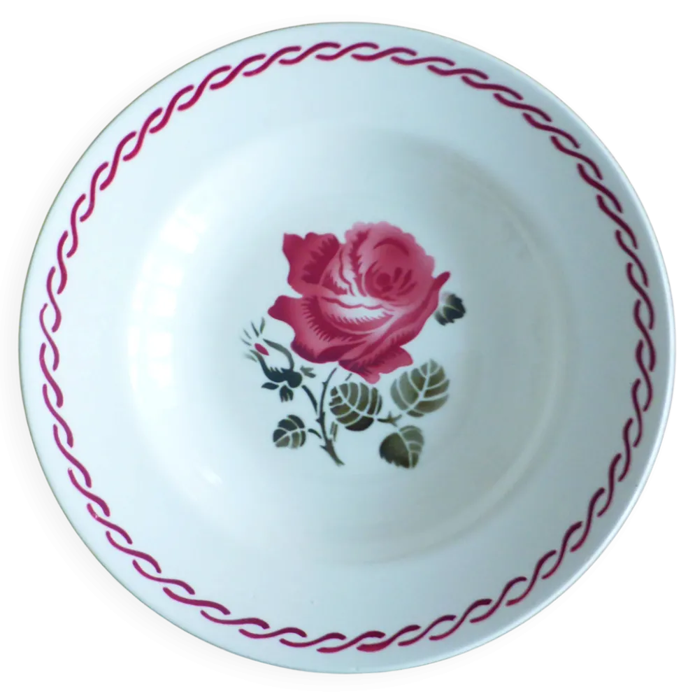 Assiette creuse vintage de Badonviller modèle Germaine 221274
