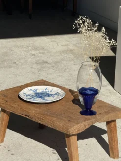 Assiette décorative à motif d'oiseau stylisé D24,5