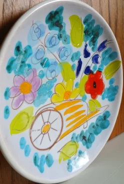 Assiette décorative Vallauris