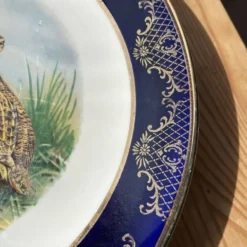 Assiette décorative Weatherby Royal Falcon Ware de 1972