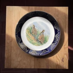 Assiette décorative Weatherby Royal Falcon Ware de 1972