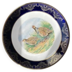 Assiette décorative Weatherby Royal Falcon Ware de 1972