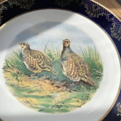 Assiette décorative Weatherby Royal Falcon Ware de 1972